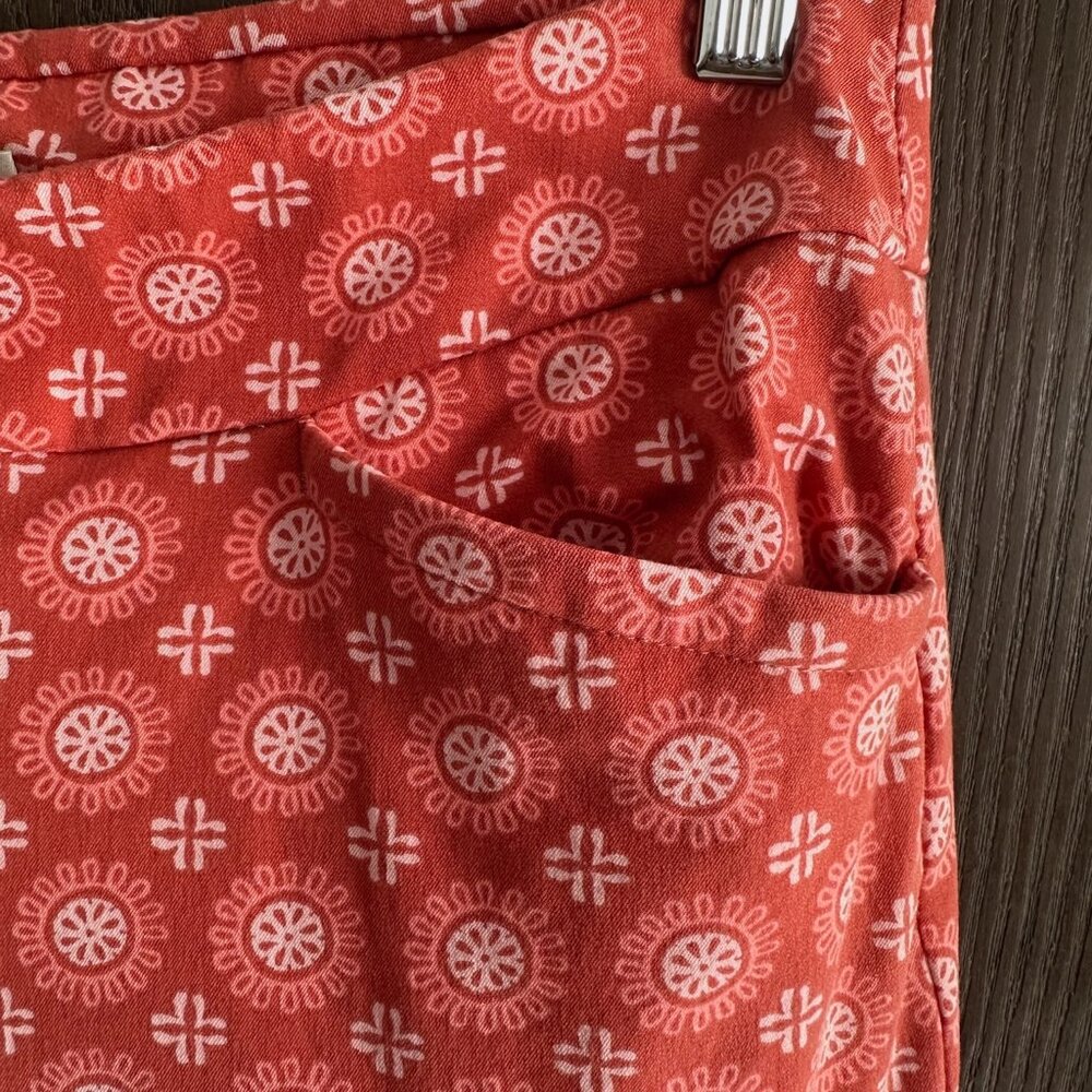 Spartina 449  Size L - Maren Pull-On Pants - Pink House French Floral - Picture 5 of 11